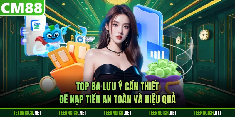 Nạp Tiền CM88 | Hướng Dẫn Năm Bước Thao Tác Đơn Giản - Wexin